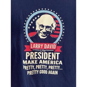 Larry David For President Tshirt Size Large
